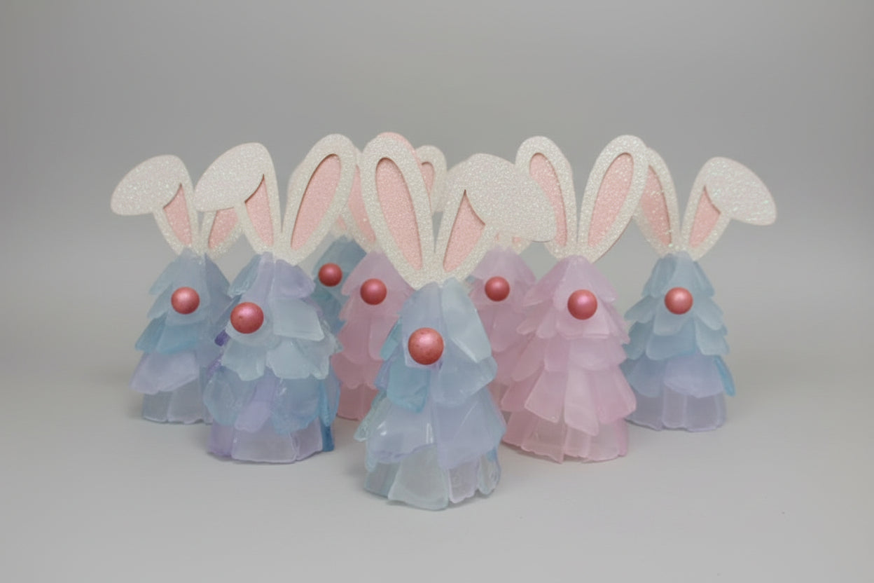 Seaglass Easter Bunny