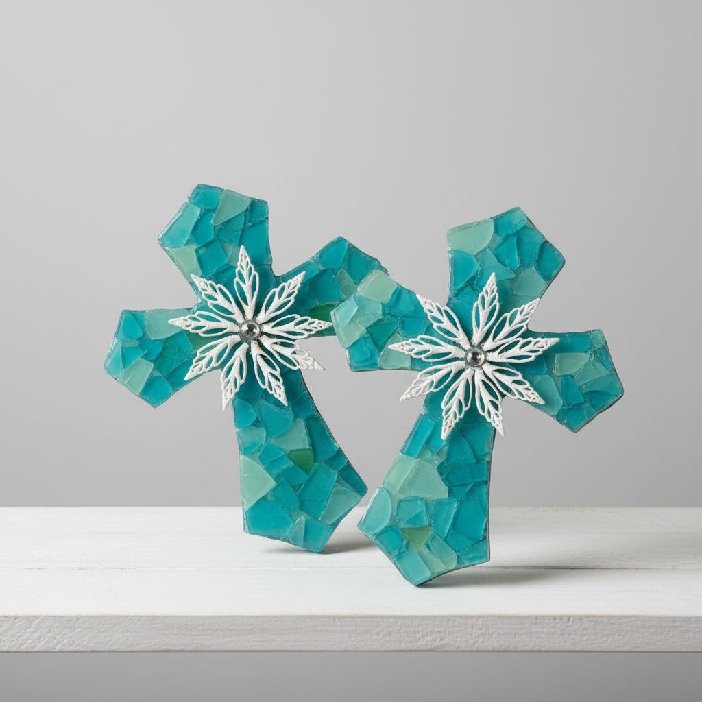 Seaglass Cross
