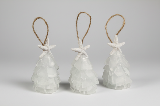 Seaglass 3D Christmas Ornament