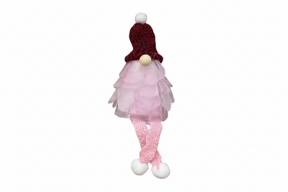 Mini Seaglass Christmas Gnome- No Lights 