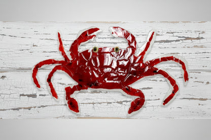 Seaglass Crab Painting   