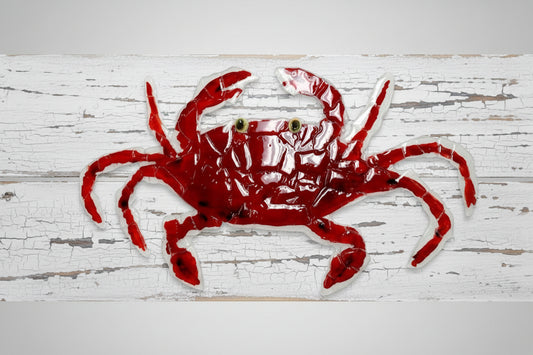Seaglass Crab Painting   