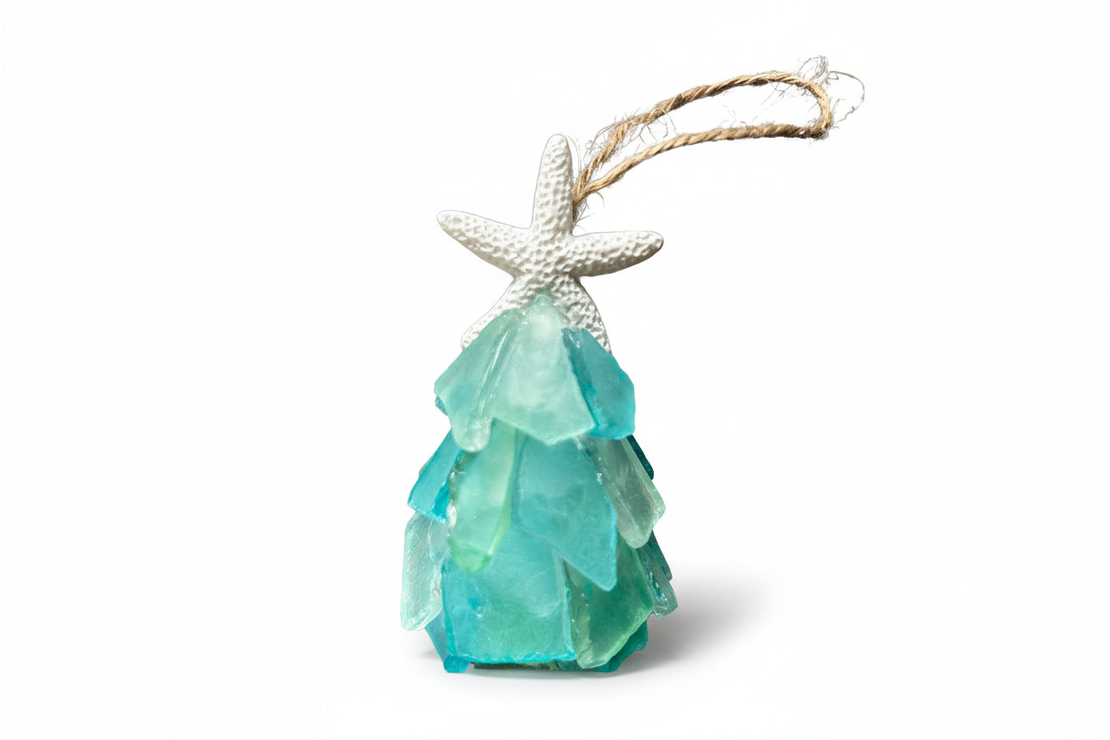 Seaglass 3D Christmas Ornament  