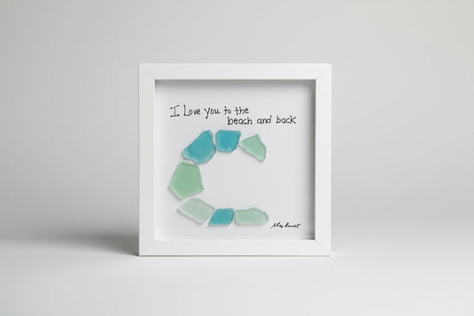 Seaglass Beach and Back Shadow Box    