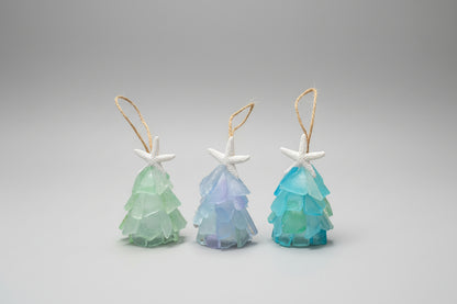 Seaglass 3D Christmas Ornament  