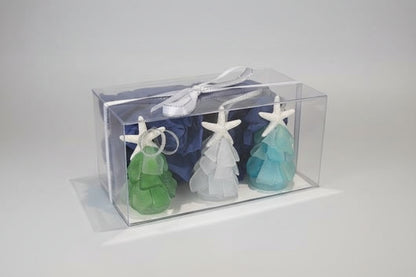 3D Seaglass Christmas Ornament Gift Pack