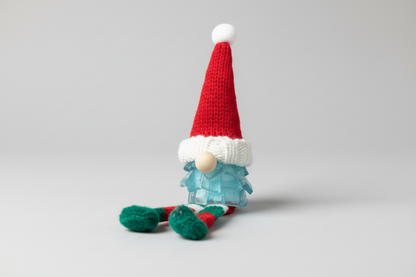 Seaglass 3D Christmas Gnome Ornament