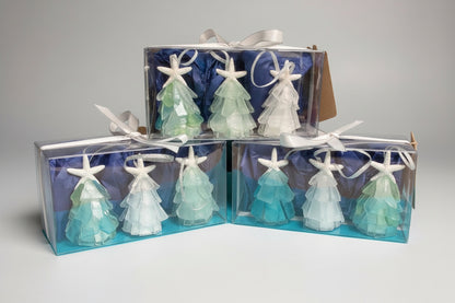 3D Seaglass Christmas Ornament Gift Pack