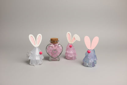 Seaglass Easter Bunny