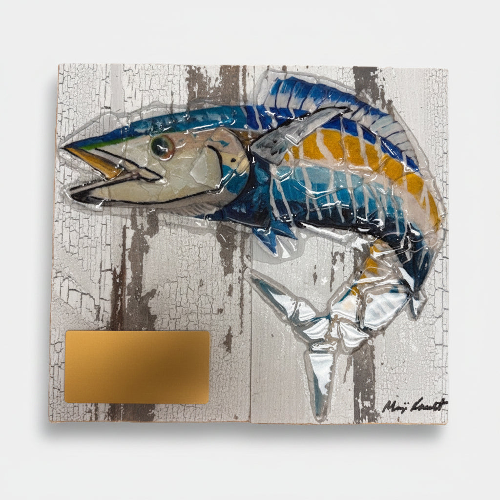 Seaglass Wahoo Painting