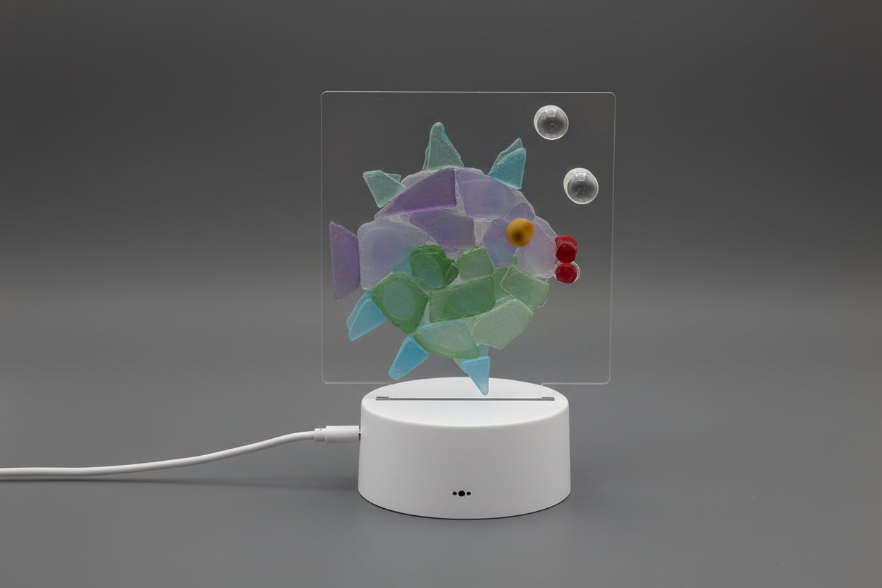 3D Seaglass LED Night Lights