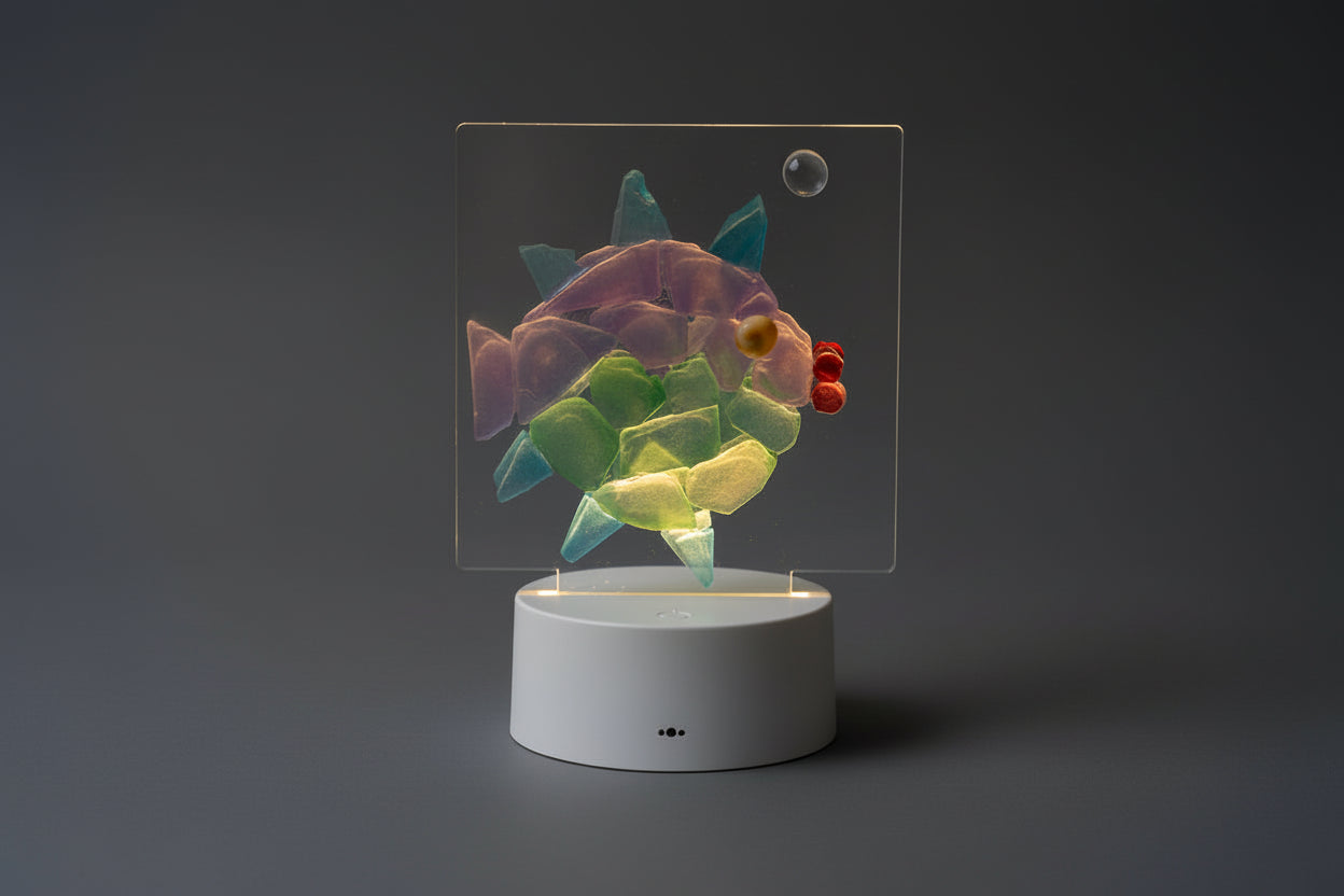 3D Seaglass LED Night Lights