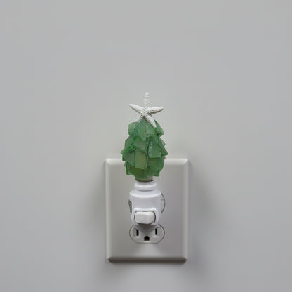 LED Plug-In Seaglass Night Lights