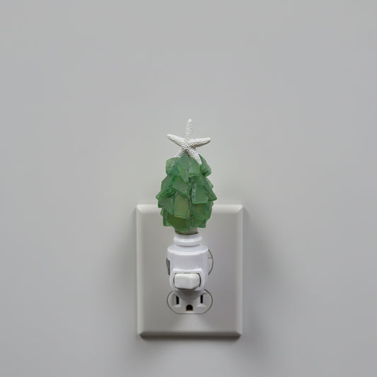 LED Plug-In Seaglass Night Lights