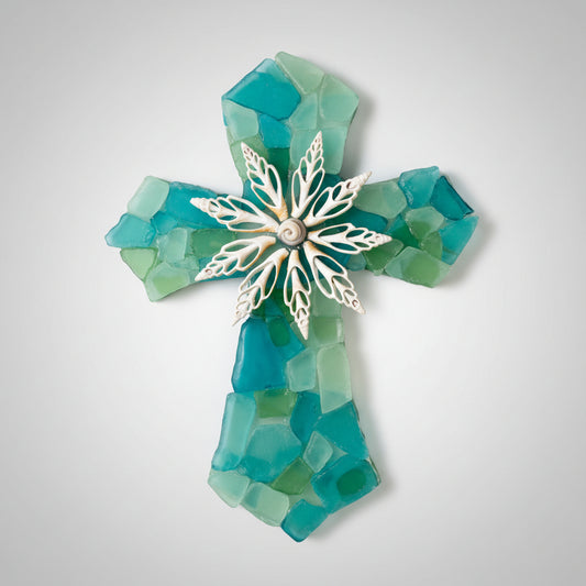 Seaglass Cross