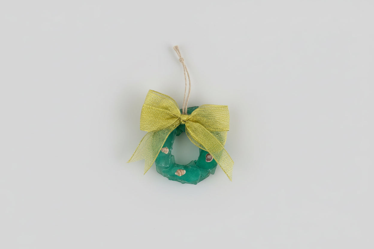 Mini Seaglass Christmas Wreath Ornament