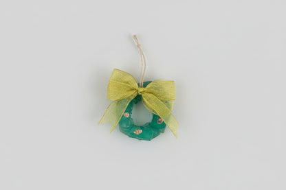 Mini Seaglass Christmas Wreath Ornament
