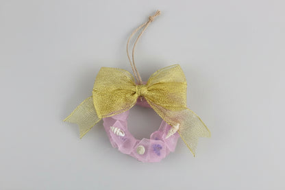 Mini Seaglass Christmas Wreath Ornament