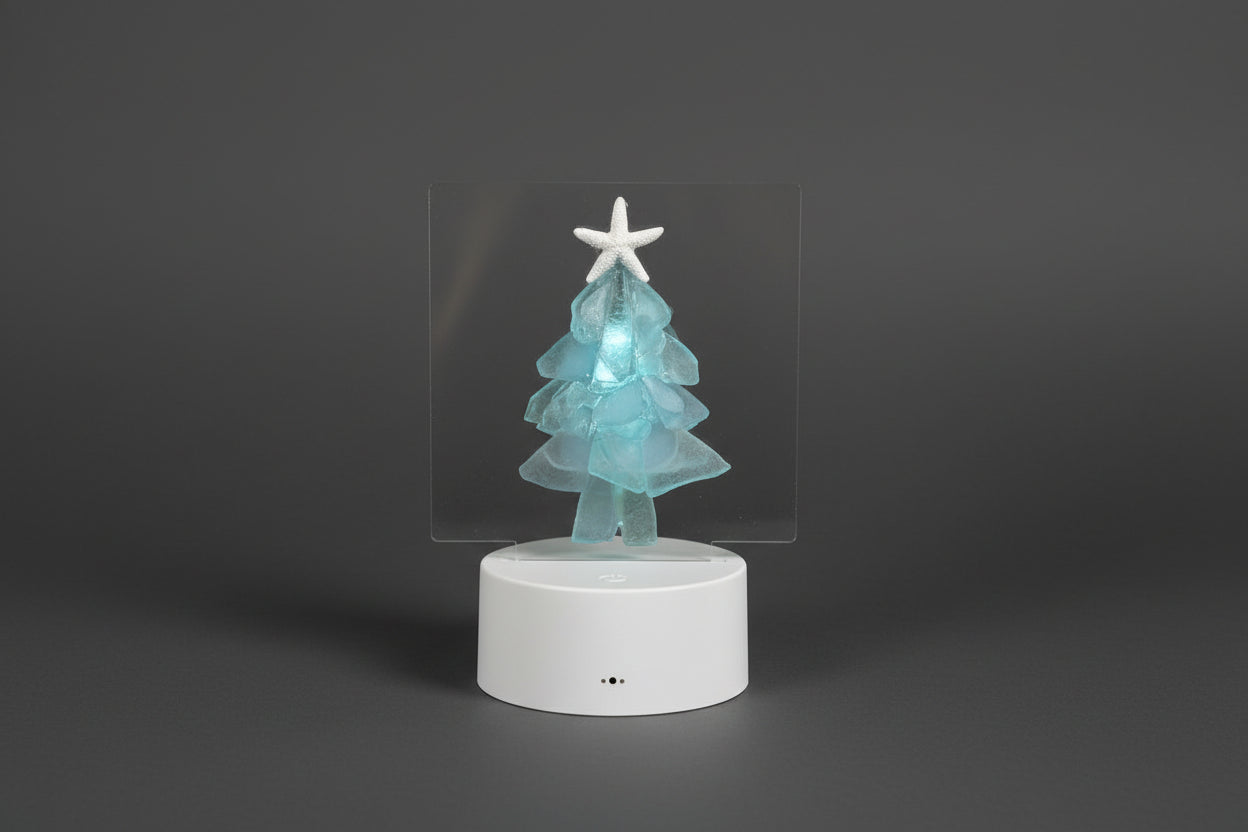 3D Seaglass LED Night Lights