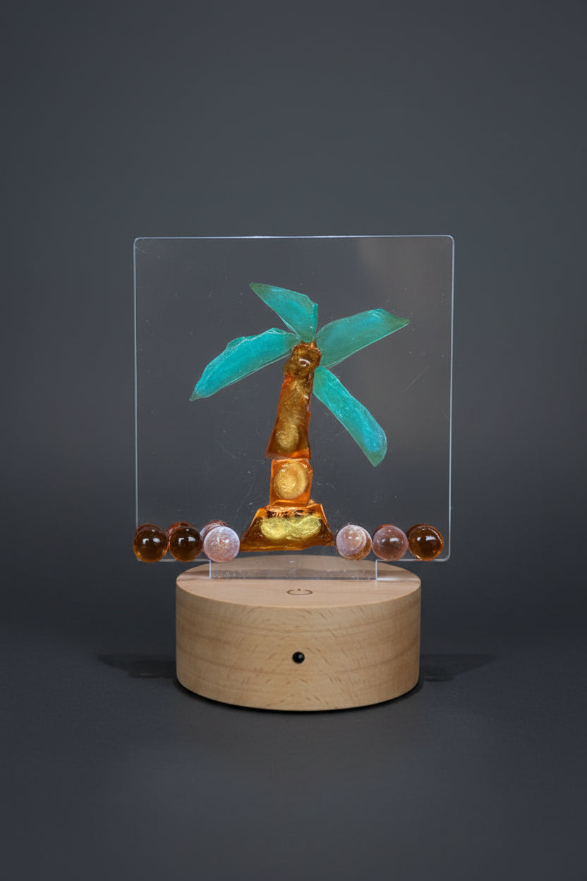 3D Seaglass LED Night Lights