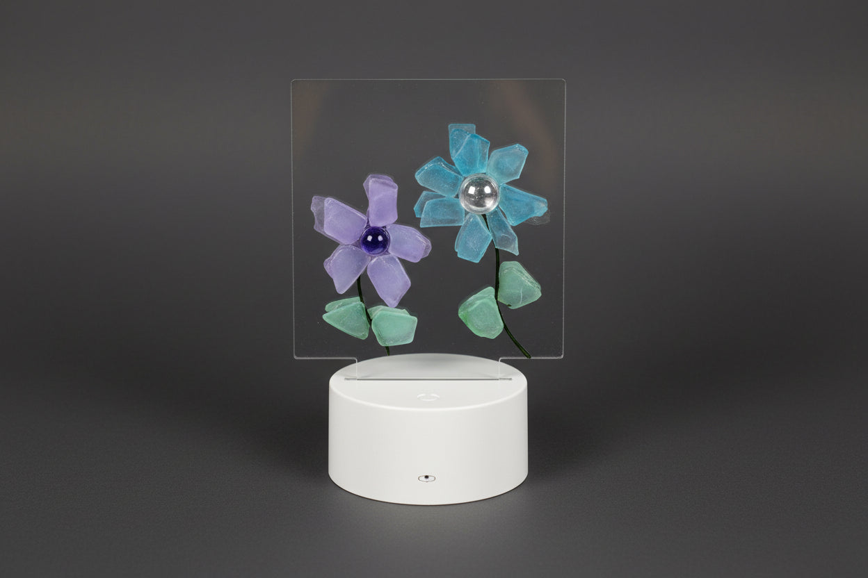 3D Seaglass LED Night Lights