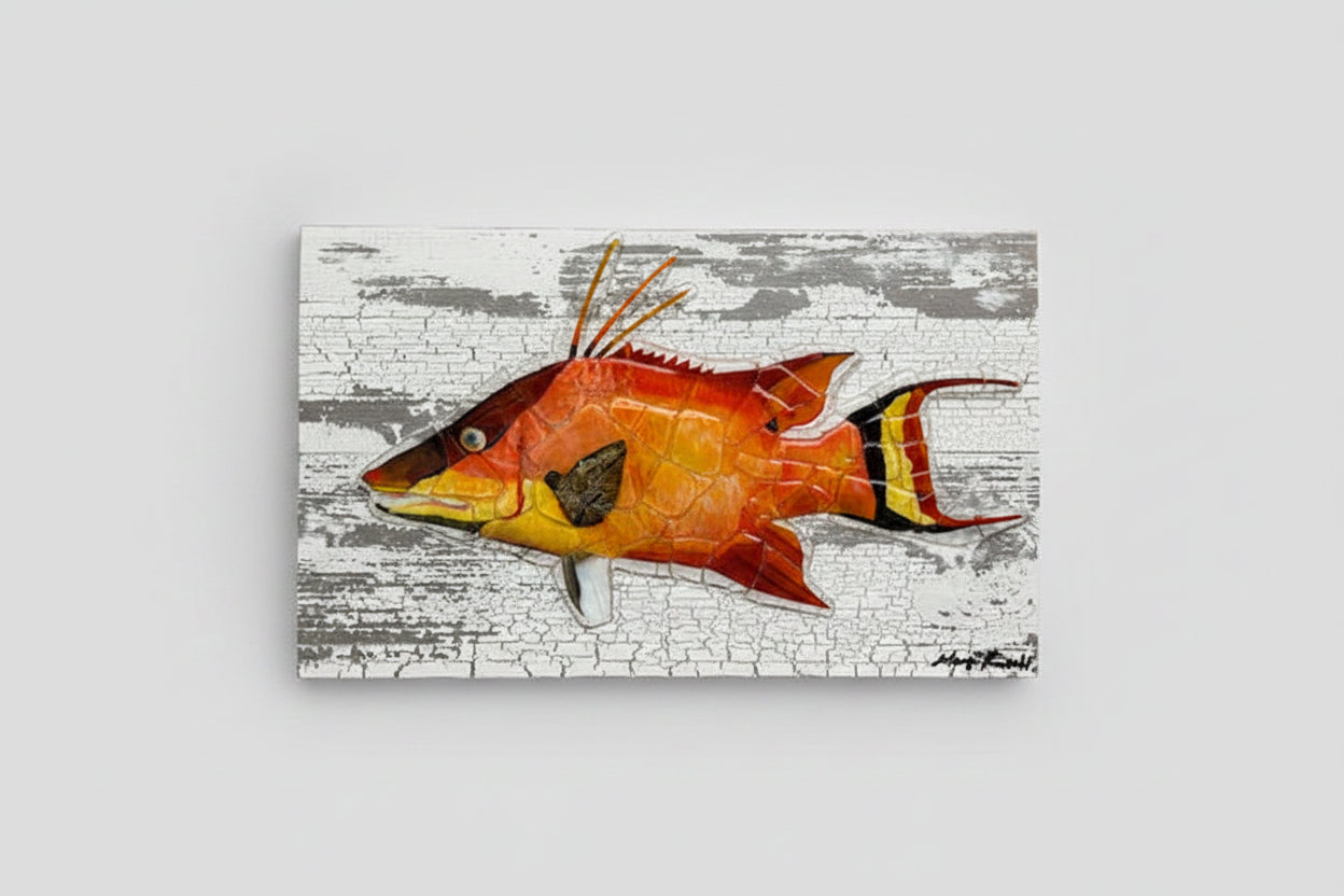 Seaglass Hogfish Painting