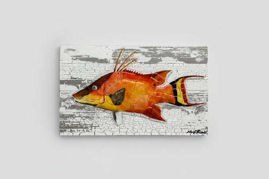 Seaglass Hogfish Painting