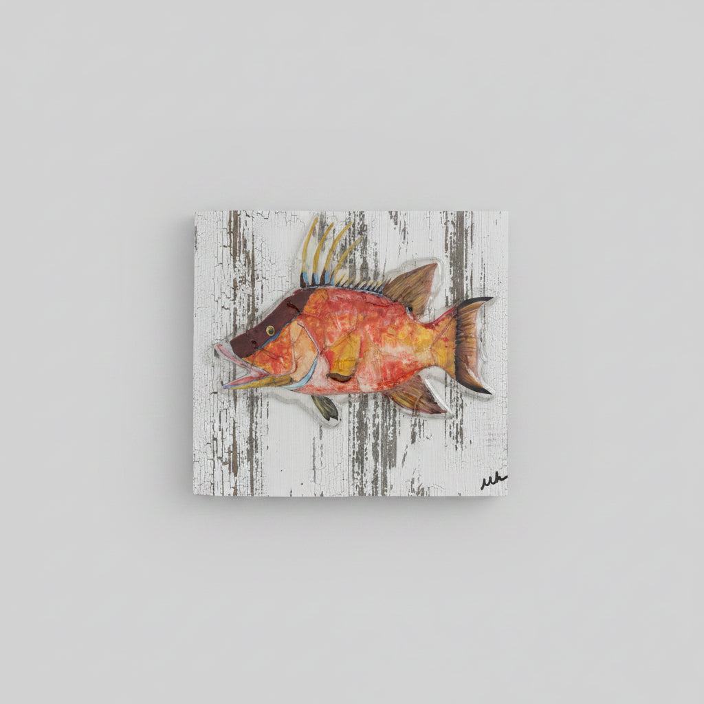 Seaglass Hogfish Painting