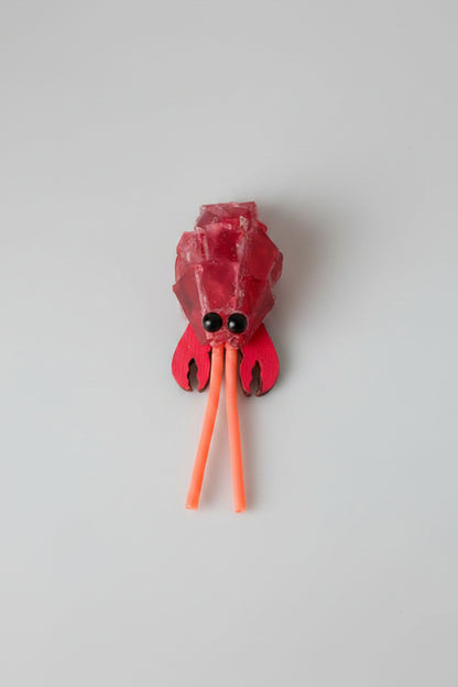 Seaglass 3D Christmas Lobster Ornament