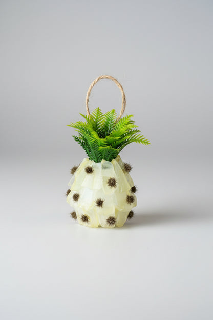 Seaglass 3D Christmas Pineapple Ornament