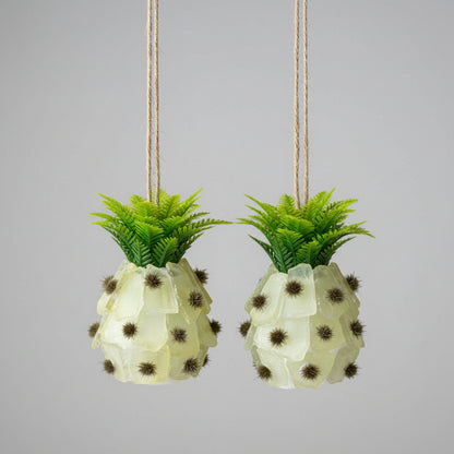 Seaglass 3D Christmas Pineapple Ornament