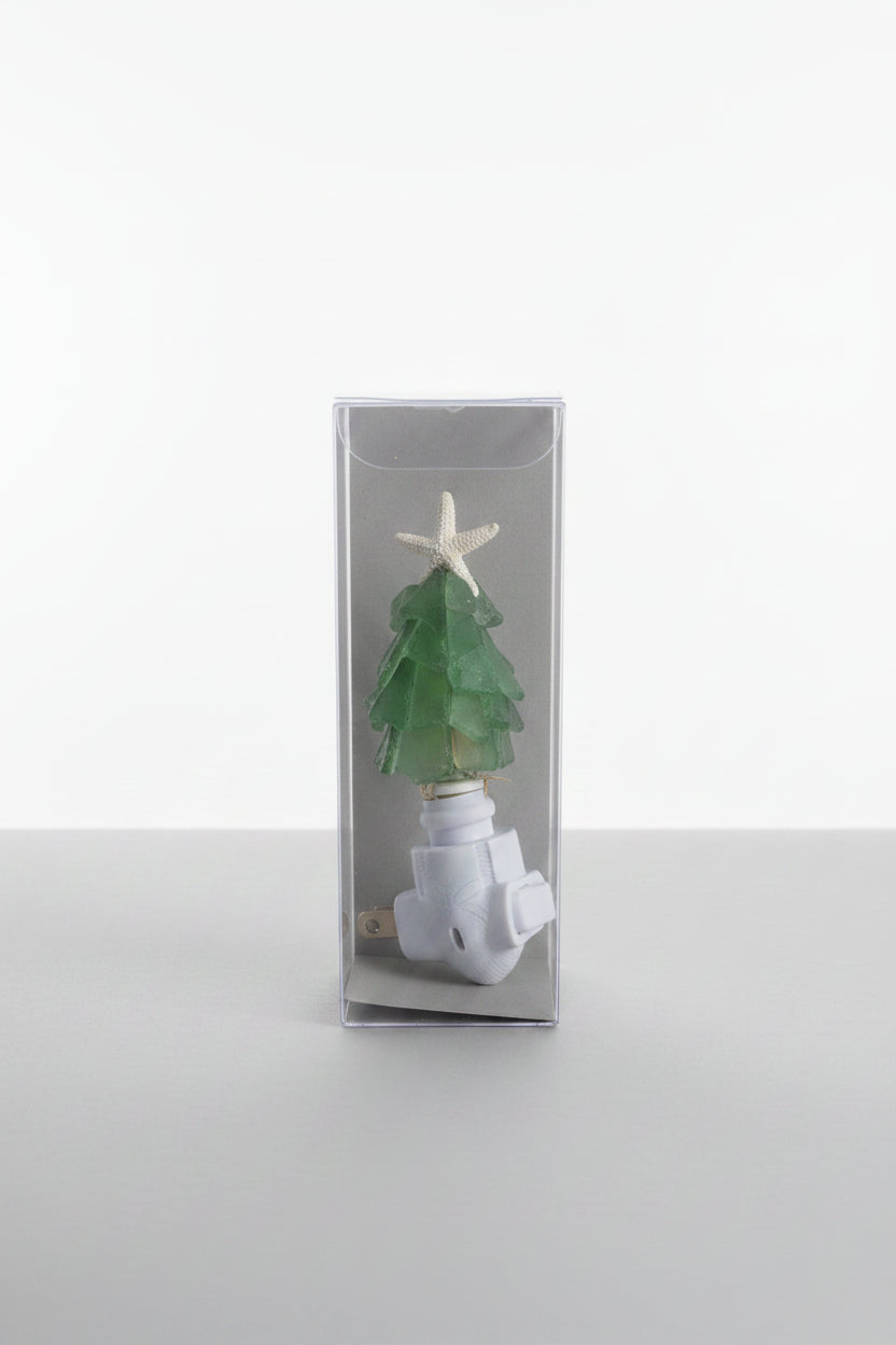 LED Plug-In Seaglass Night Lights