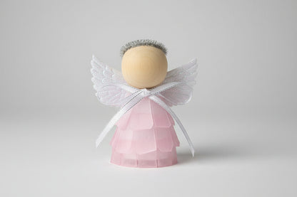 Mini Seaglass Christmas Angels - No Lights