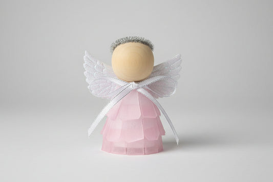 Mini Seaglass Christmas Angels - No Lights