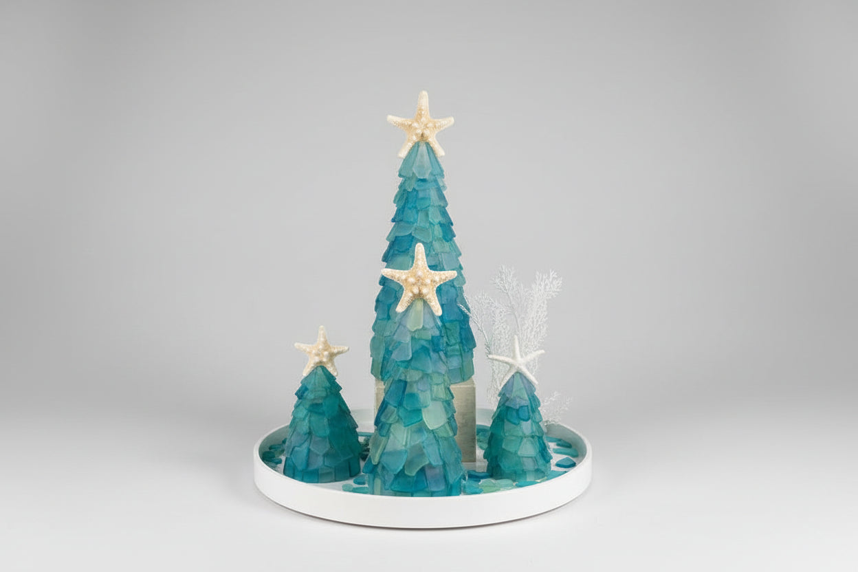 3D Seaglass Christmas Tree Box Set 