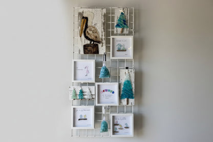 Seaglass I Get By Wood Shadow Box 