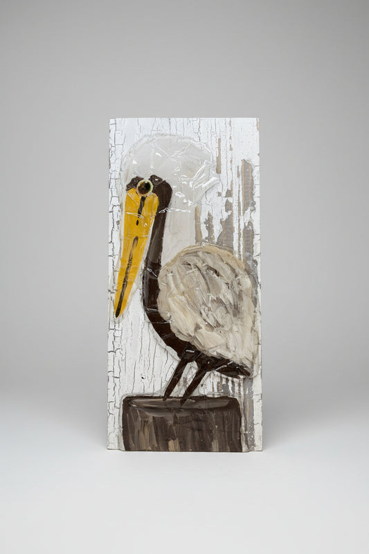 Seaglass Pelican Painting  