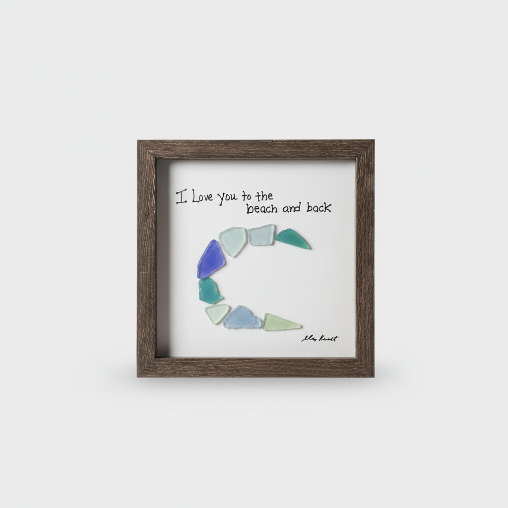 Seaglass Beach and Back Shadow Box    