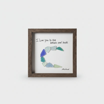 Seaglass Beach and Back Shadow Box    
