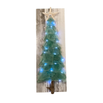 Shabby Plank Seaglass Christmas Tree - 14 in