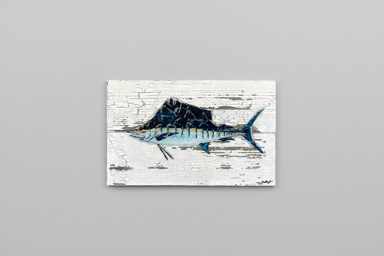 Seaglass Sailfish Painting    